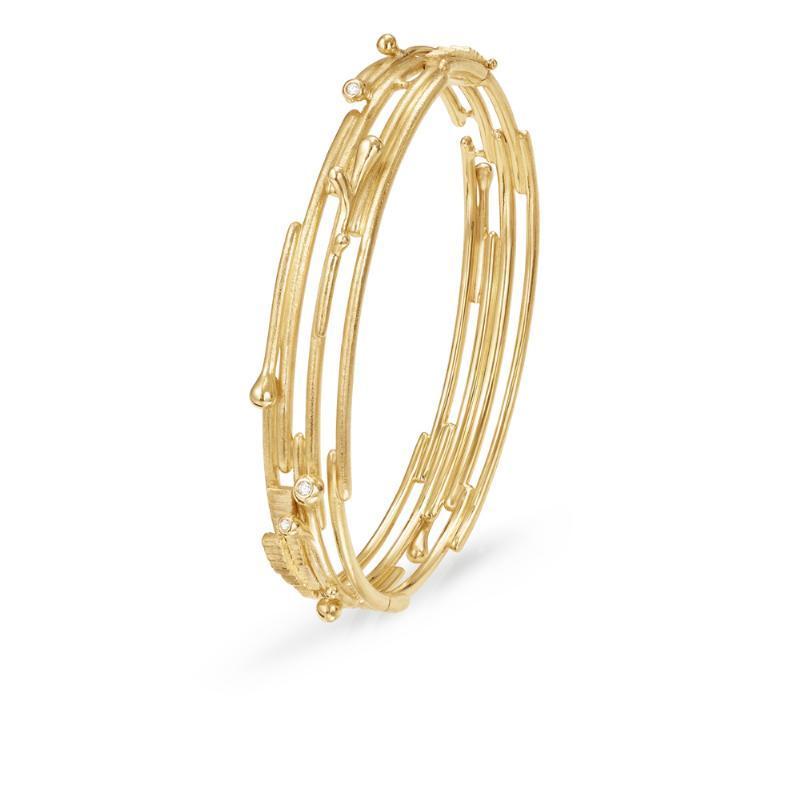 Ole Lynggaard Boho Armring i Guld 17cm