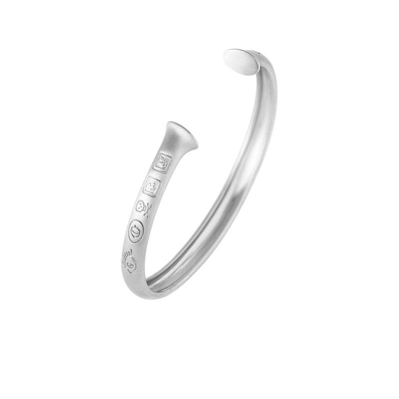 Ole Lynggaard Julius Herrearmring 19 Cm Sølv