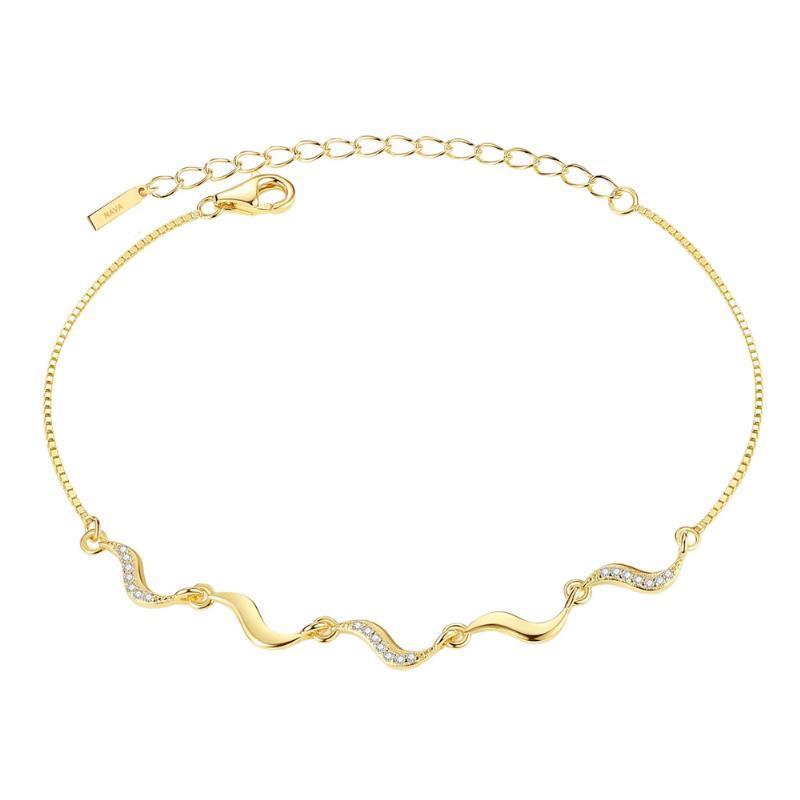 Nava Copenhagen Nova Forgyldt Armbånd - Bgp011222-18