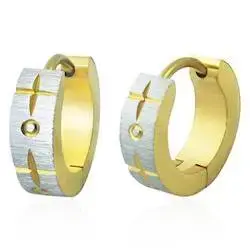 Mat-slibet ørering, 1 stk.