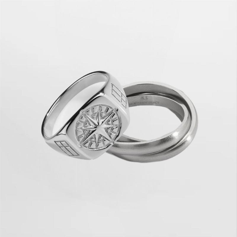 Compass  Helix Bundle - Sølvtonet - Herre - Northern Legacy