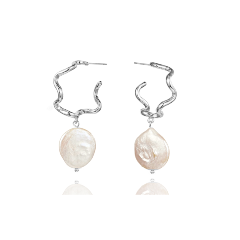 Curly Amara øreringe 925s Sølv