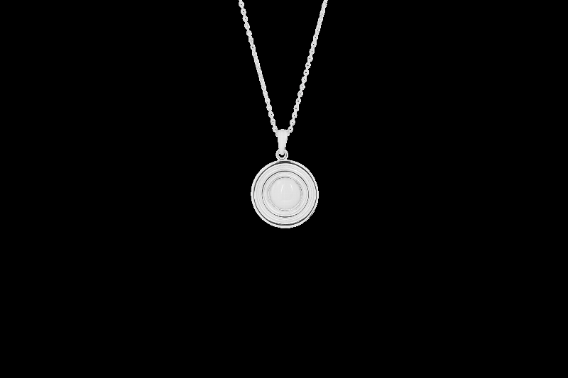 Ix Anker Necklace Moonstone Silver