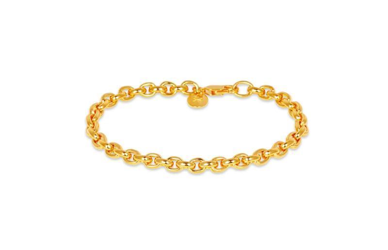 Ix Studios Forgyldt Armbånd - Dmv0348gd 17cm