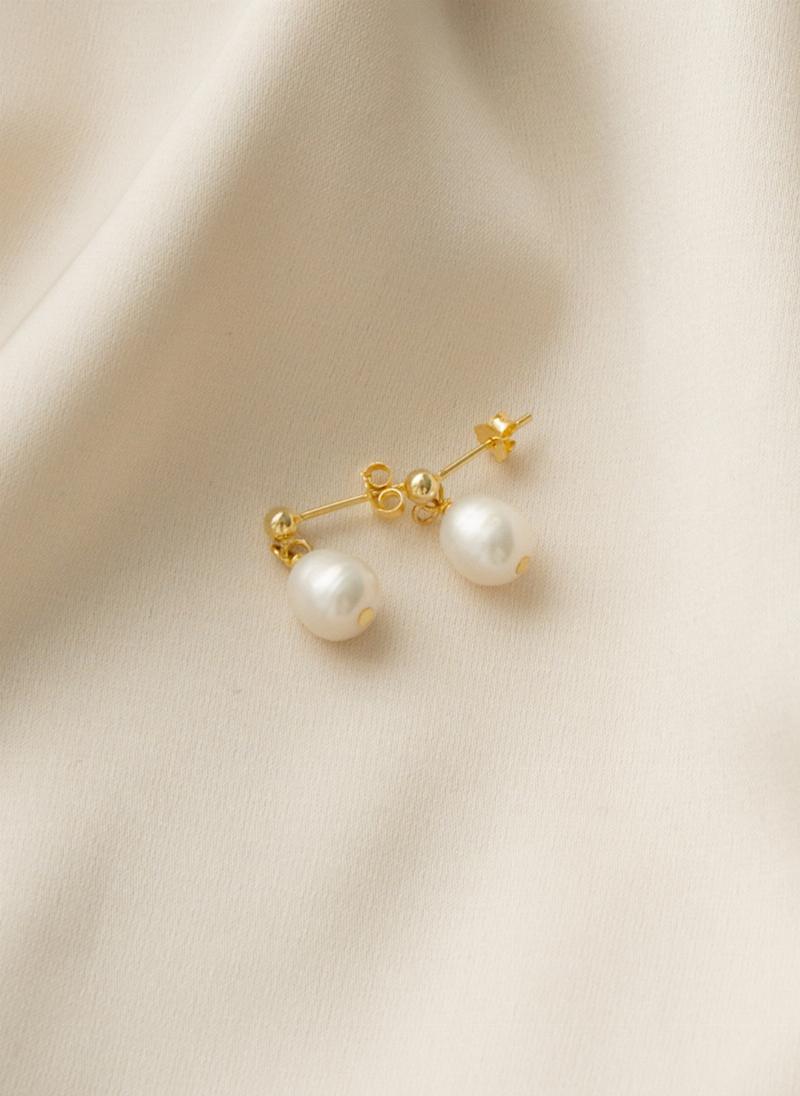 Milla – Øreringe med perler