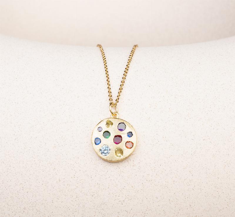 Halskæde M Vedhæng - Colorstorm