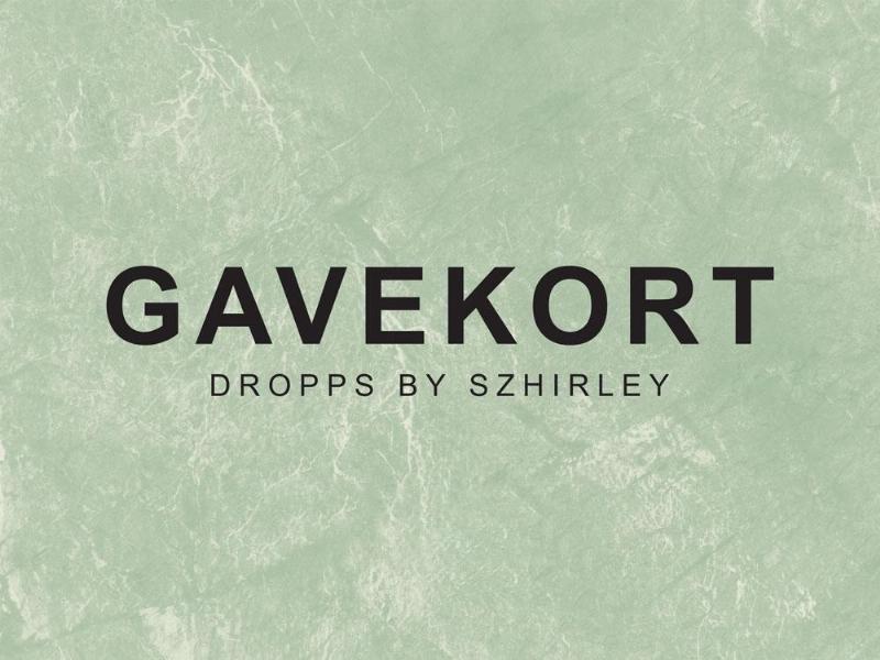 Gavekort til Dropps By Szhirley - 150 DKK
