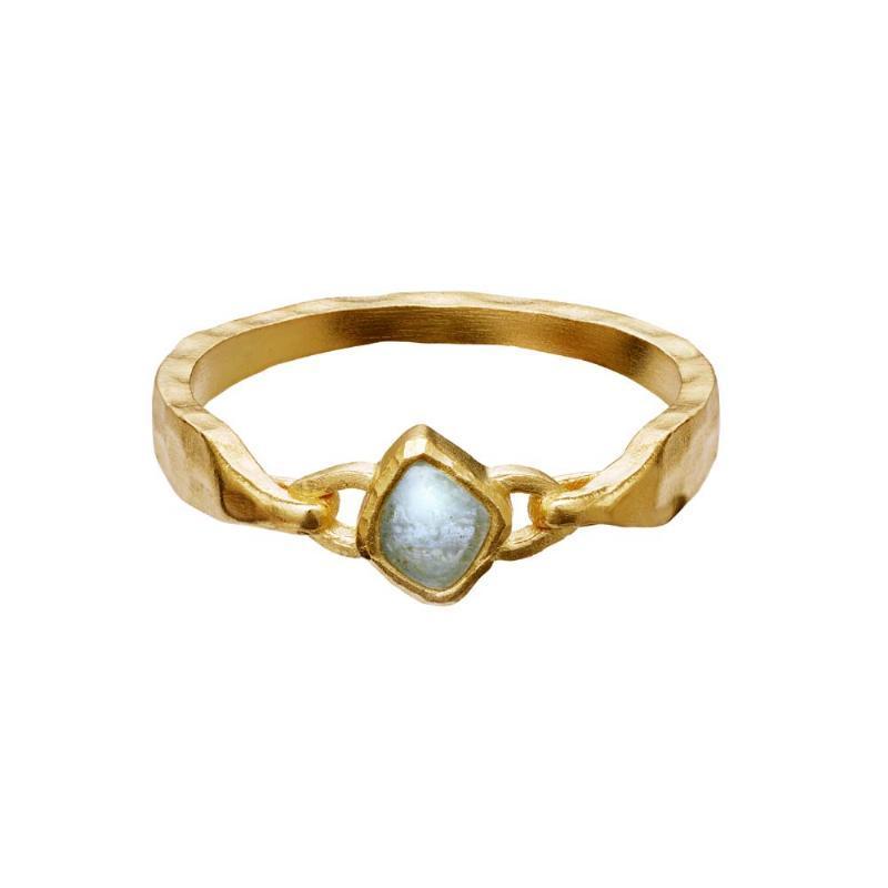 Maanesten Emmalou Forgyldt Ring - Størrelse 53