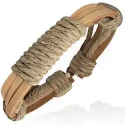 Bomuldslæderarmbånd James
