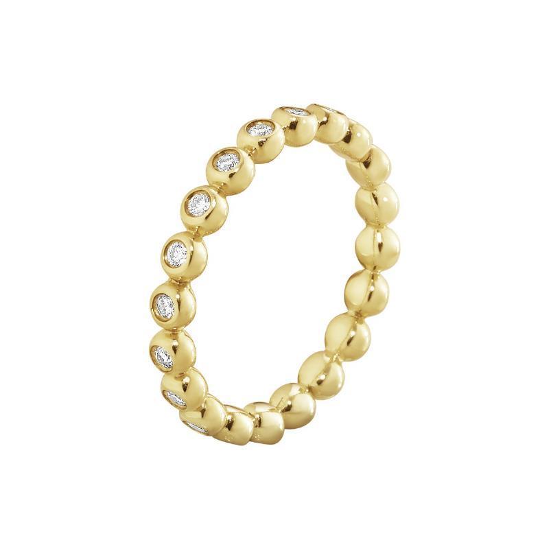 Georg Jensen Aurora Ring – 18 Kt, 0,33 Ct, Str. 56