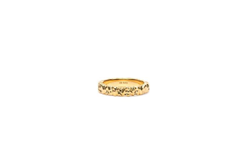 Ix Studios Crunchy Curb Ring - Forgyldt 54