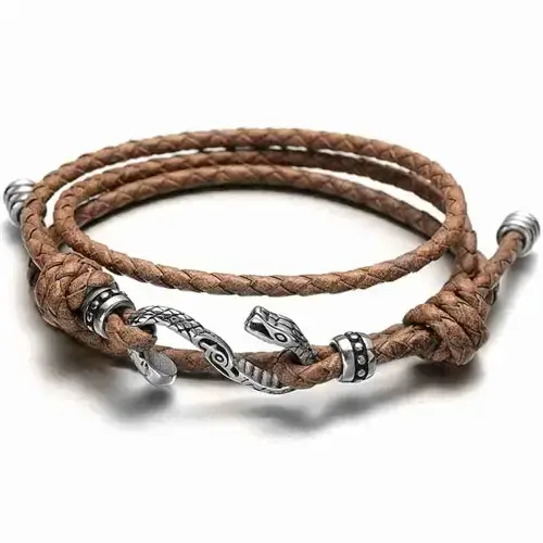 Sparz Slange Læderarmbånd