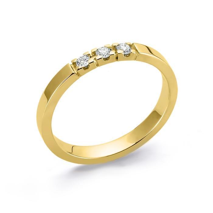 Nuran Promise Ring 14kt - Pl101-3 14 Kt Rg 3 X 004 Ct 56