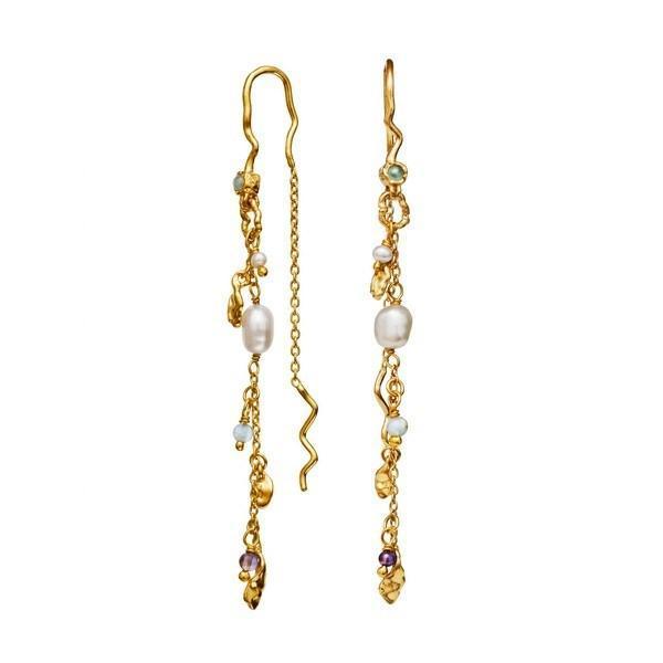 Maanesten Poppy Earline Forgyldt - 9672a