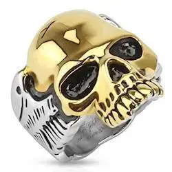 Guldbelagt Kranieskullring