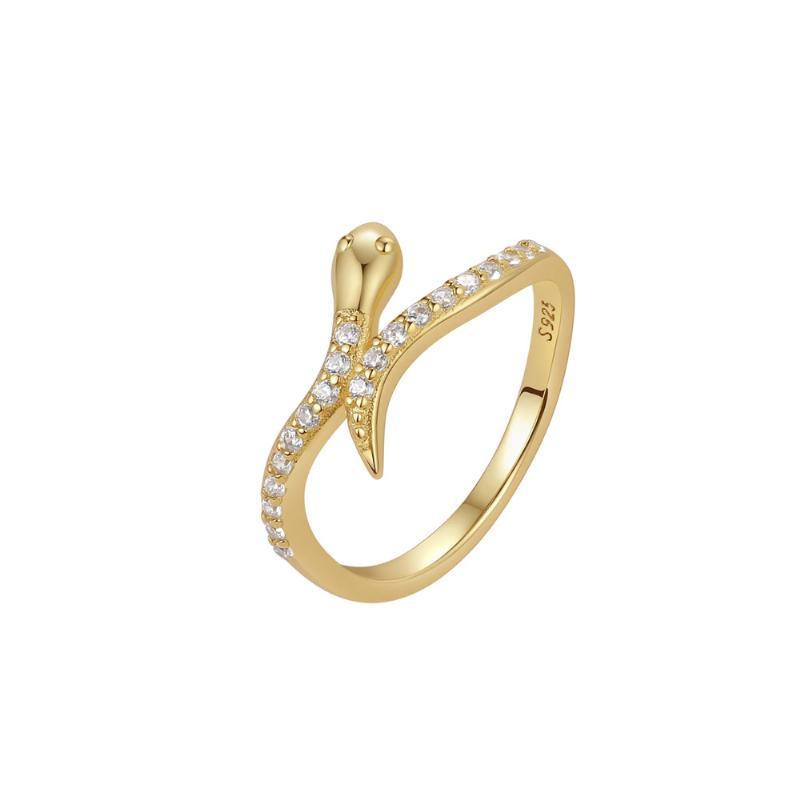 Nava Boa Ring i Forgyldt Guld - Rgp010320