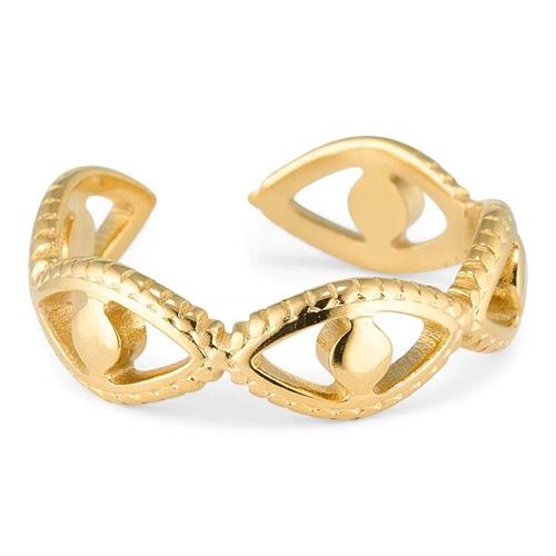 Forgyldt Aradia ring i ædelstål 14k