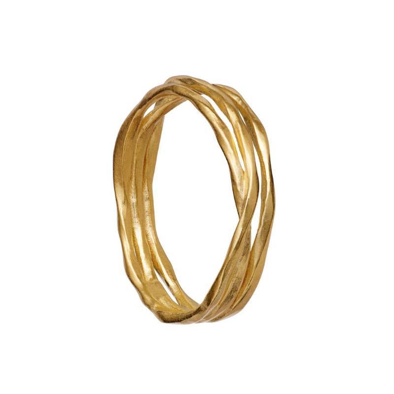Maanesten Suki Ring i Forgyldt 53