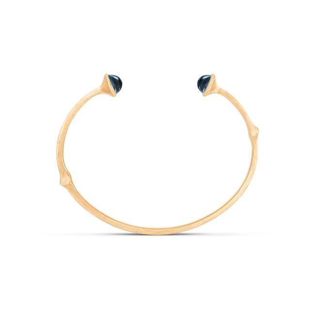 Ole Lynggaard Naturarmring med London Topaz 17 cm