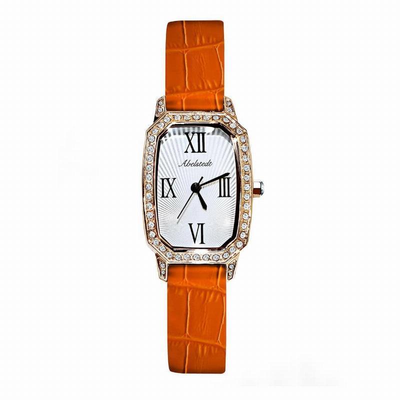 Abelstedt Emerald Ur i Orange med Guldstål