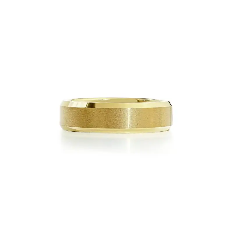 Forgyldt tungstenring