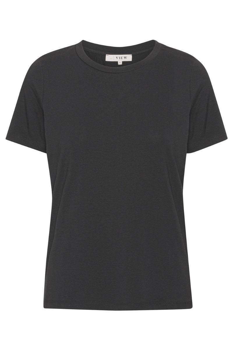 A-view T-shirt - Stabil Top Kortærmet - Sort