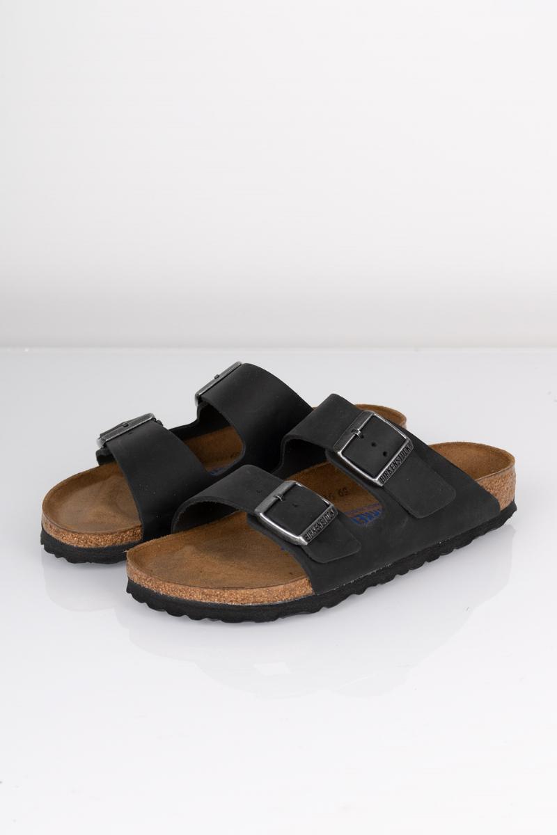 Birkenstock Arizona Sandal - Sort Nu Oiled Sfb