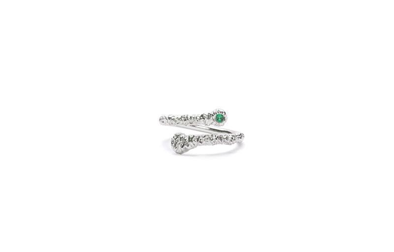 Ix Studios Crunchy Nature Ring - Dmn0315rhgr Sølv 56