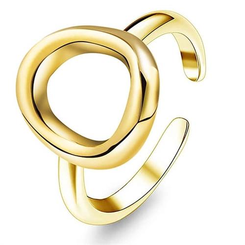 Ekho Ring i Guldbelagt Stål