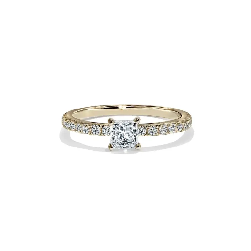 Bellagio Solitaire Prinsesseklippet Forlovelsesring