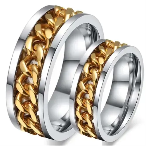 Guldkæde Forlovelsesring