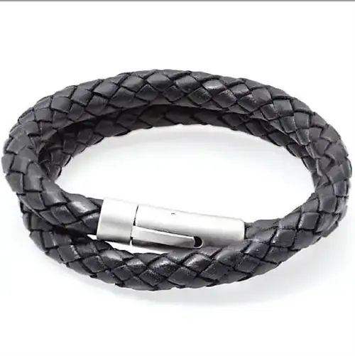 Læderarmbånd Dobbelt Bolo Franks