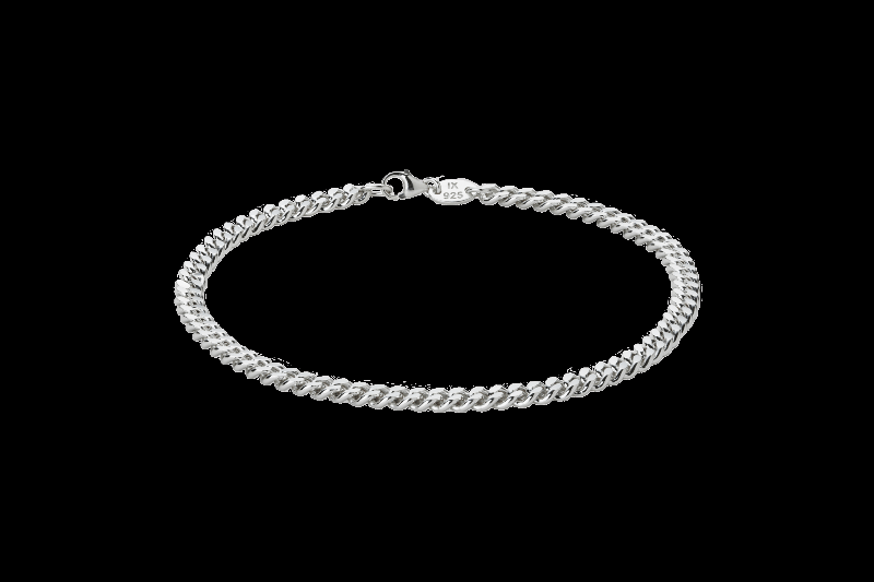 Ix Kædeanklet i Sølv