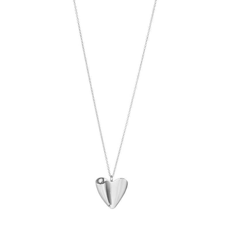 Georg Jensen Foldet Hjerte i Sølv - 20001526