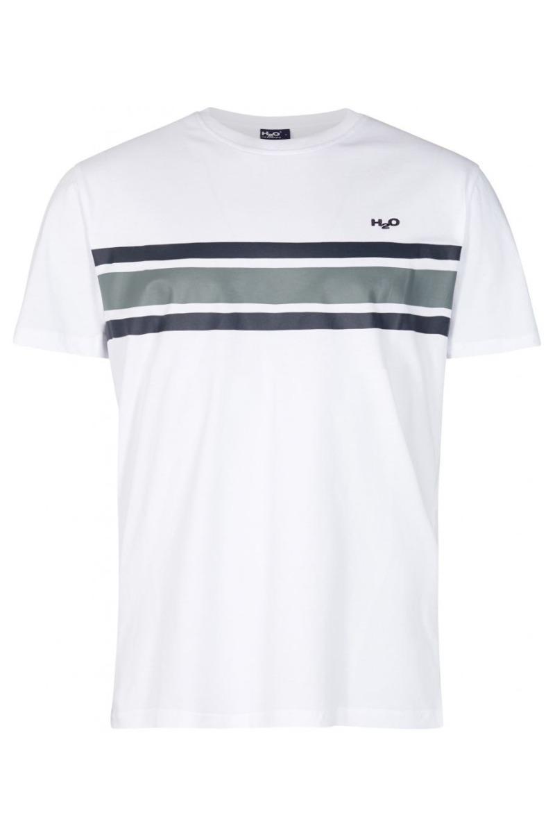 H2o - T-shirt - Basic Gilleleje Kvinde - Hvid/Svart/Grey