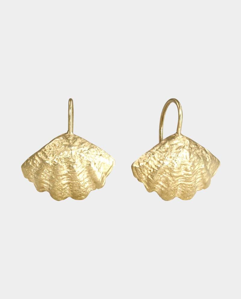 Tetisheri - Øreringe i Hjertemusling Design