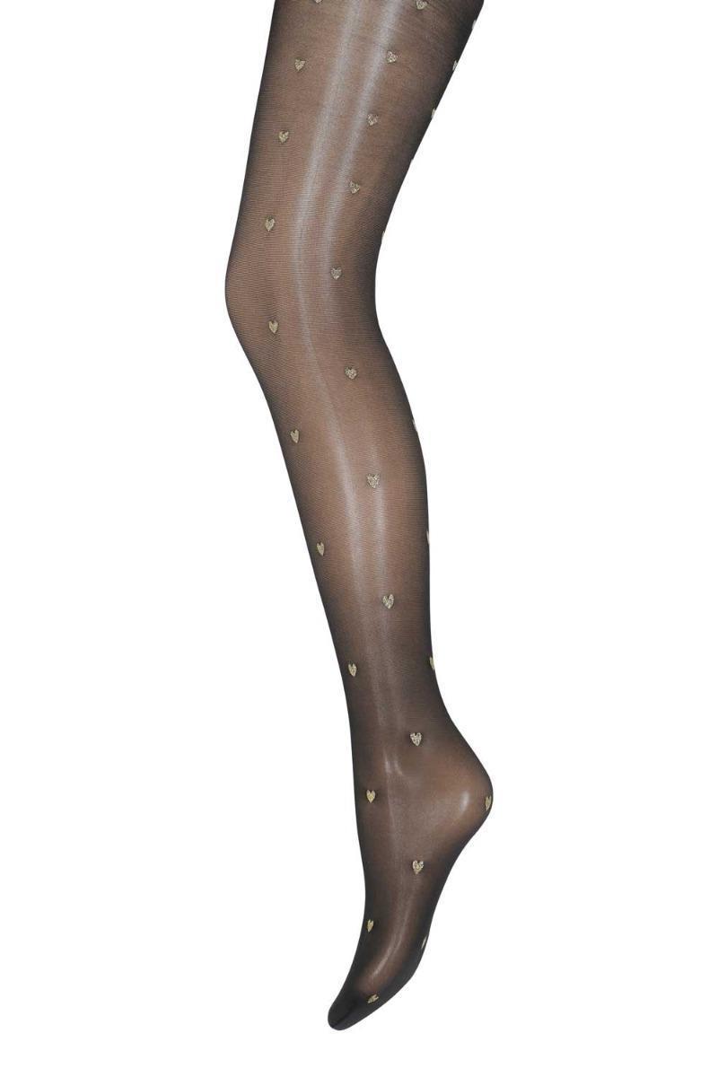 Hype The Detail - Strømpebukser - Heart Gold 30 den