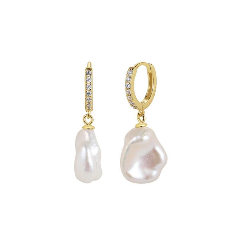 Nava Copenhagen Celine Forgyldte Øreringe - Egp010919-12