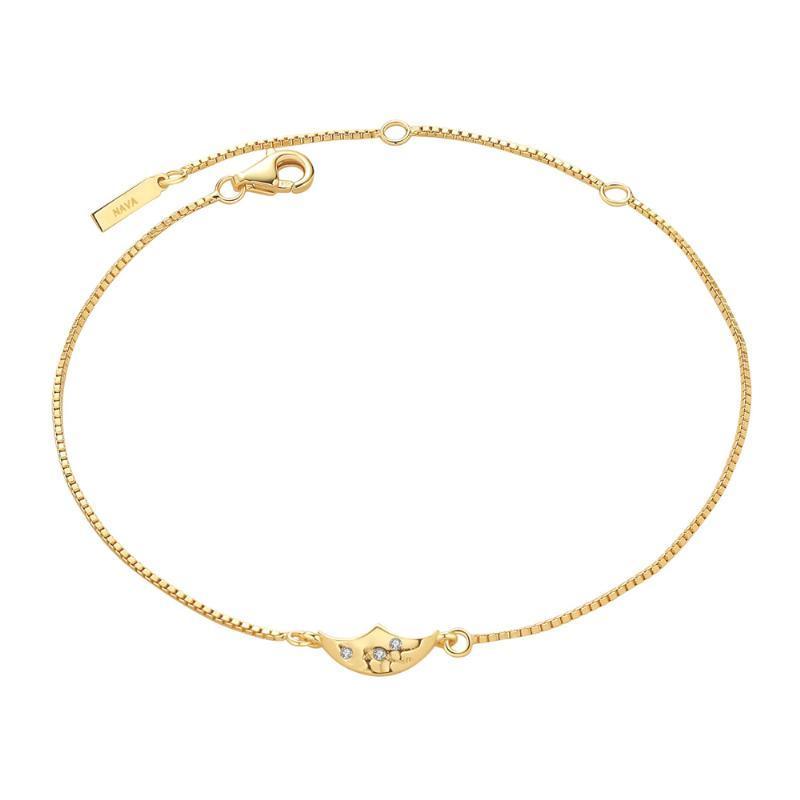 Nava Copenhagen Sasi Armbånd i Forgyldt Metal