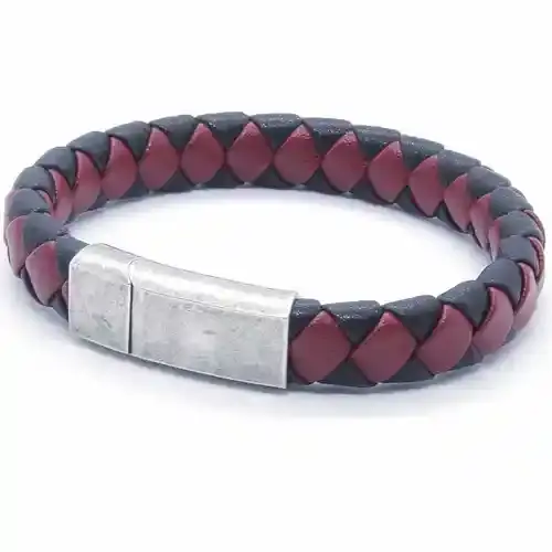 Sort-rød Netri Armbånd