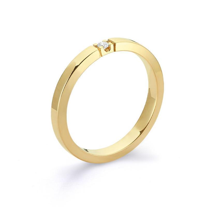 Nuran Alliancering 14 Karat - Pl100-1-hvg 57 Ct