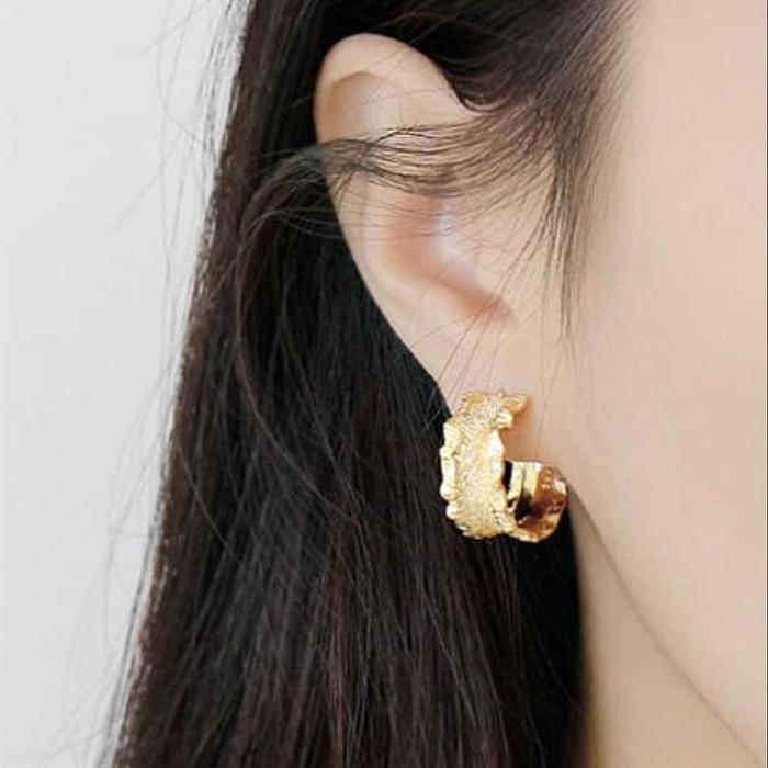 Øreringe i Sterling med 18k Guld - Ear Aeolus