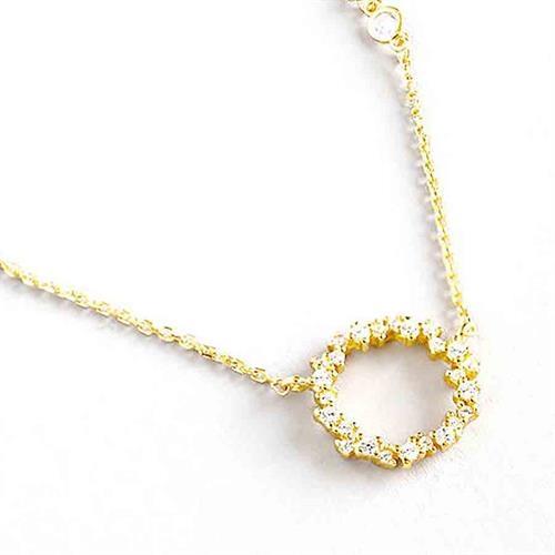 Zircon Halskæde med Elegant Design