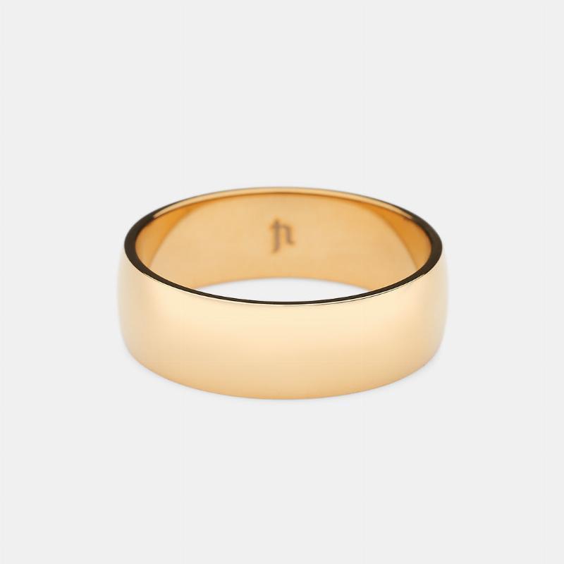 Sart 18k Guldbelagt Ring 6mm