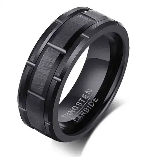 Zerbo Tungstenring I Blackcoat