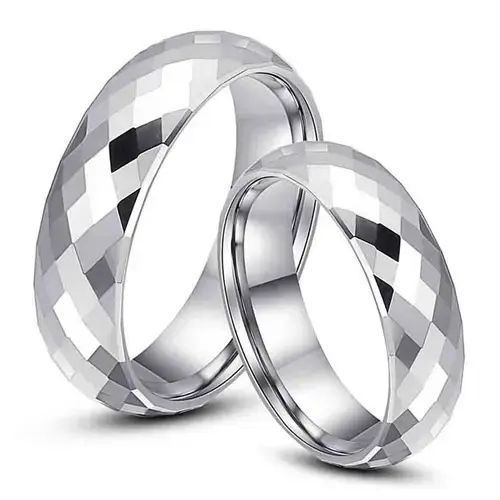 Erato Vielse Forlovelsesring i Blank Tungsten
