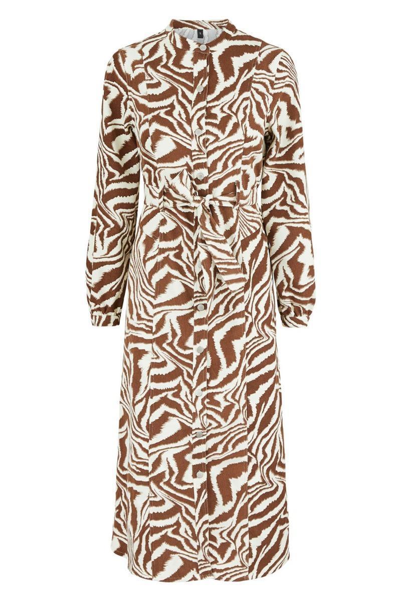 Yas - London Ls Midi Kjole - Ecru