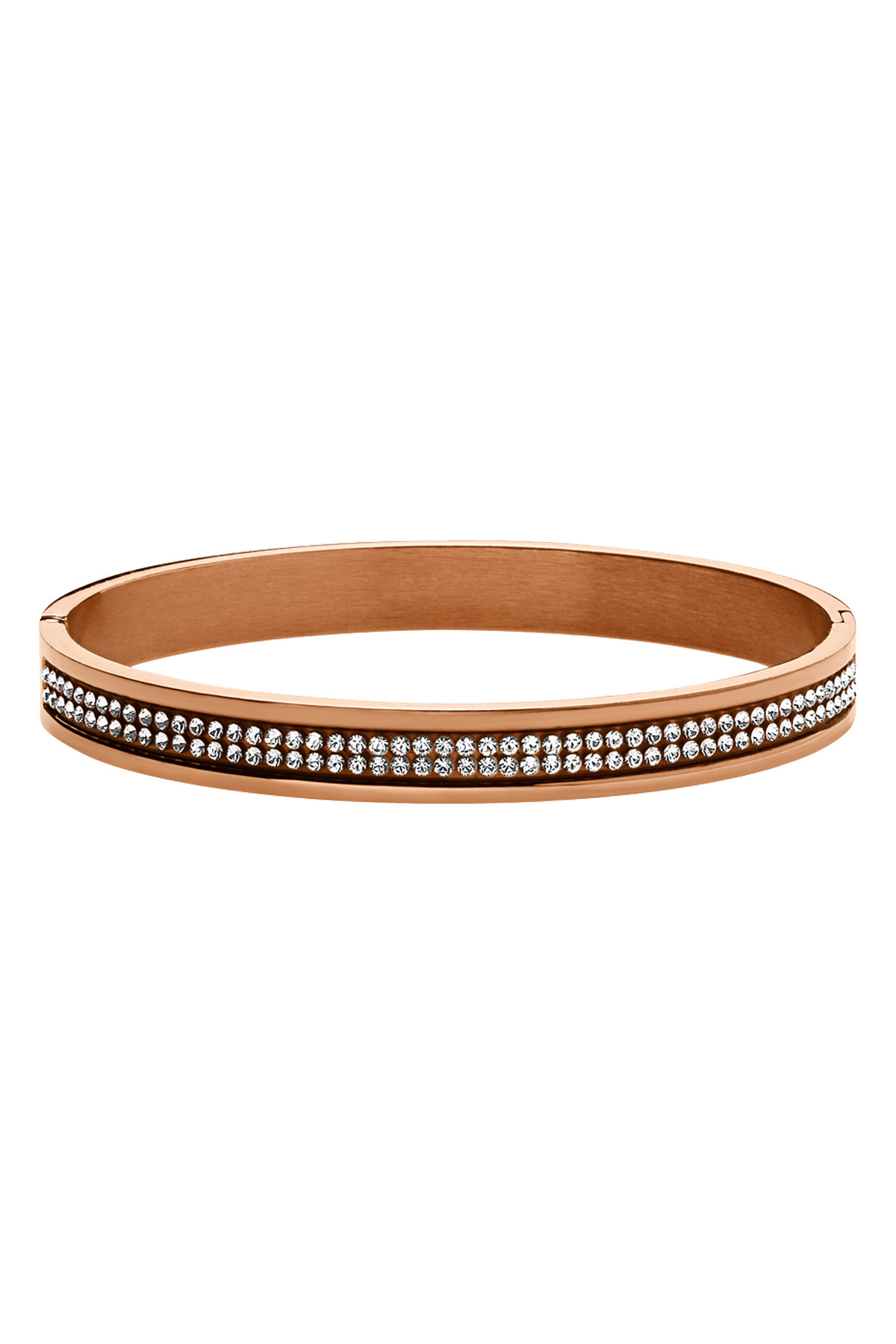 Dyrberg Kern Lorbel Armbånd i Guld med Swarovski Krystaller