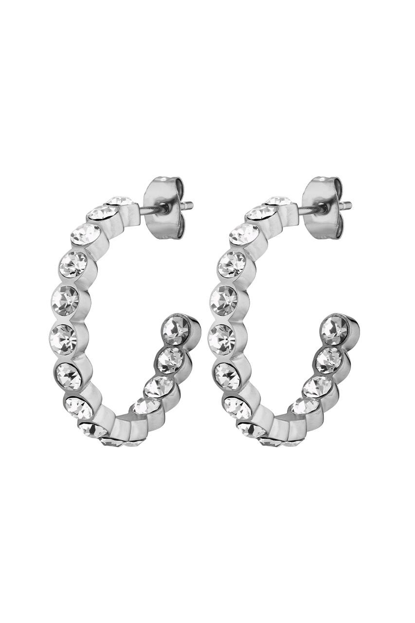 Dyrberg Kern Holly Ørering i Sølv - Elegant Design