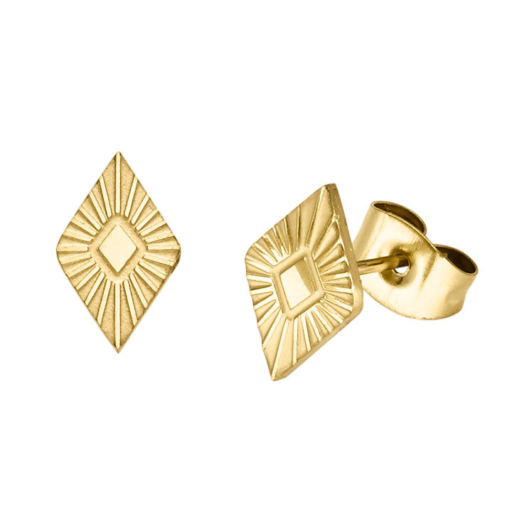 Montpellier Guld-belagte Ørestikker - Elegant Design